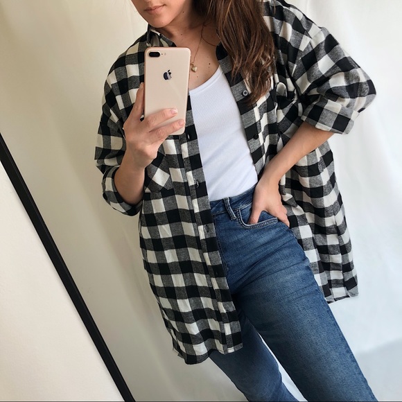 Plaid Shirt-Dress - Picture 3 of 7